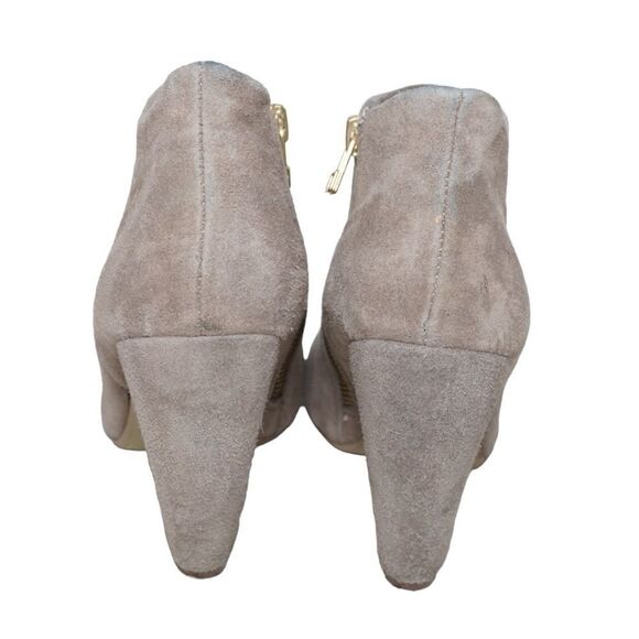 Steve Madden Penelope Tan Suede Heeled Ankle Booties, Size 5 - Picture 10 of 12